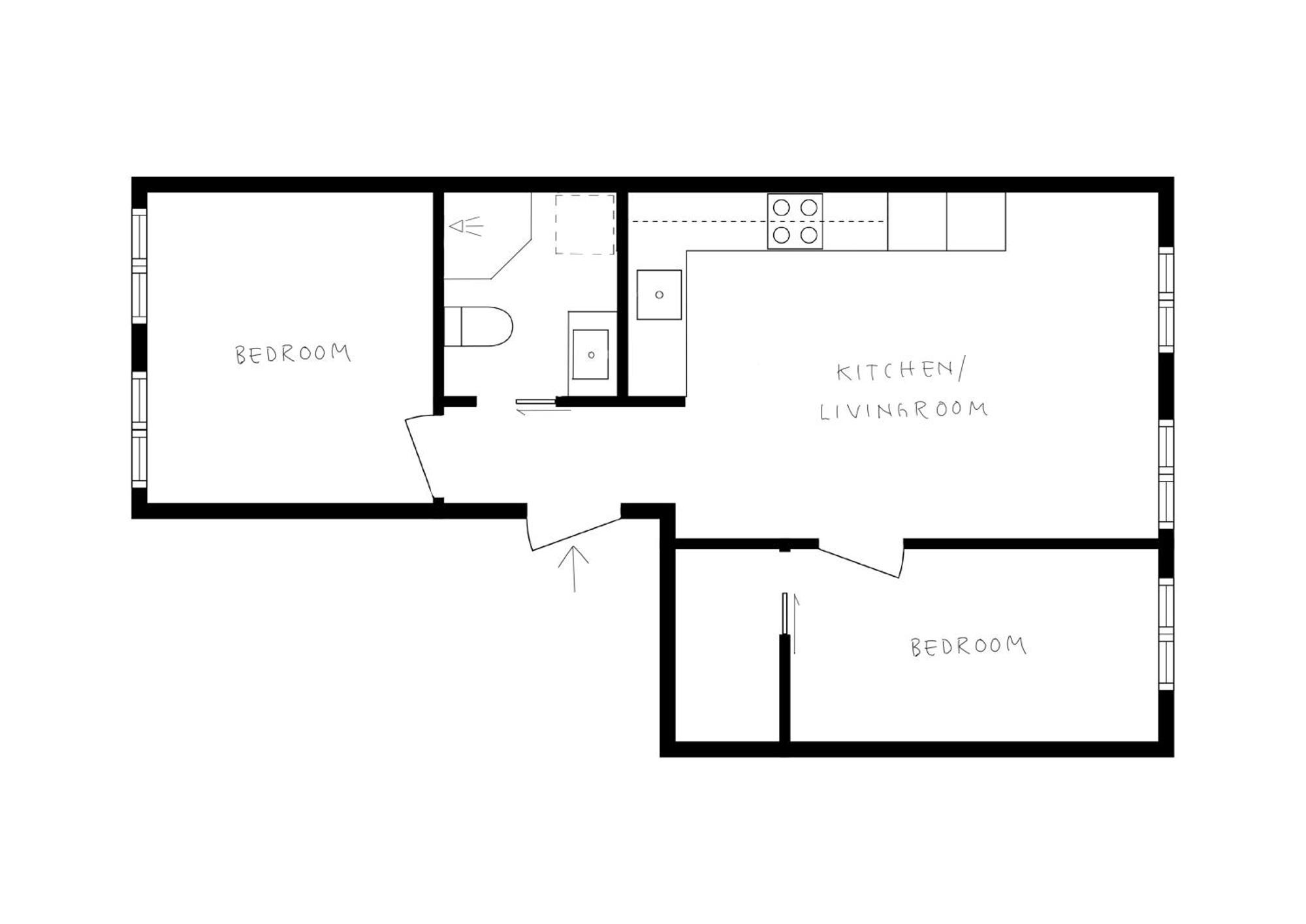Lägenhet Dinbnb Gagaten